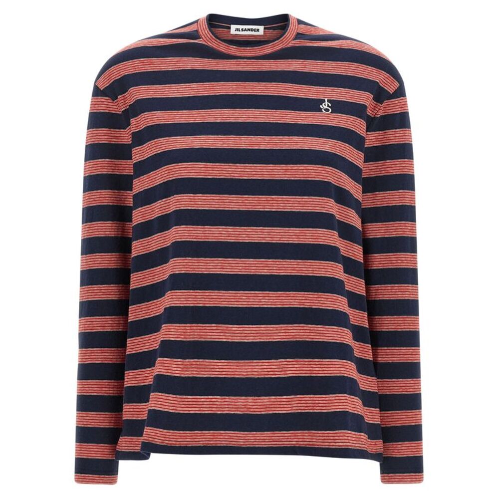 Jil Sander Multicolor Cotton Long Sleeve Women's T-Shirt